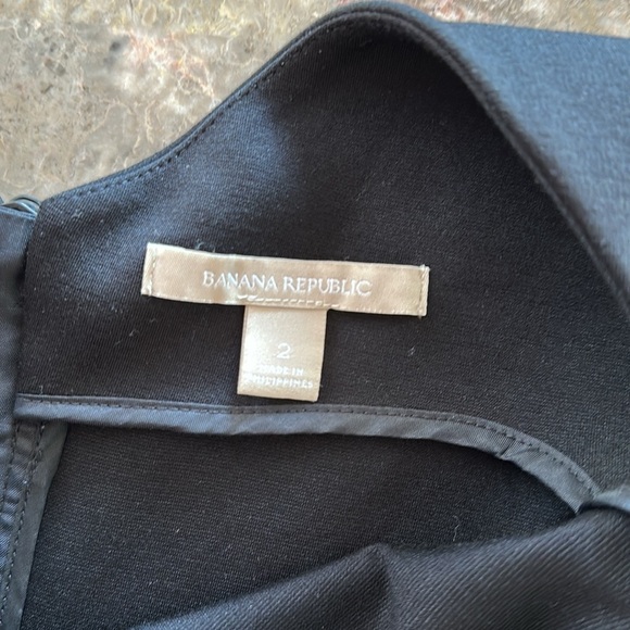 New Banana Republic Black Peplum Dress, Cocktail, Party, Stretch, size 2 - Picture 12 of 15